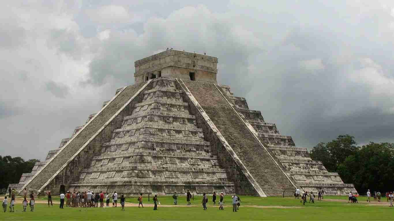 Inside Chichen Itza