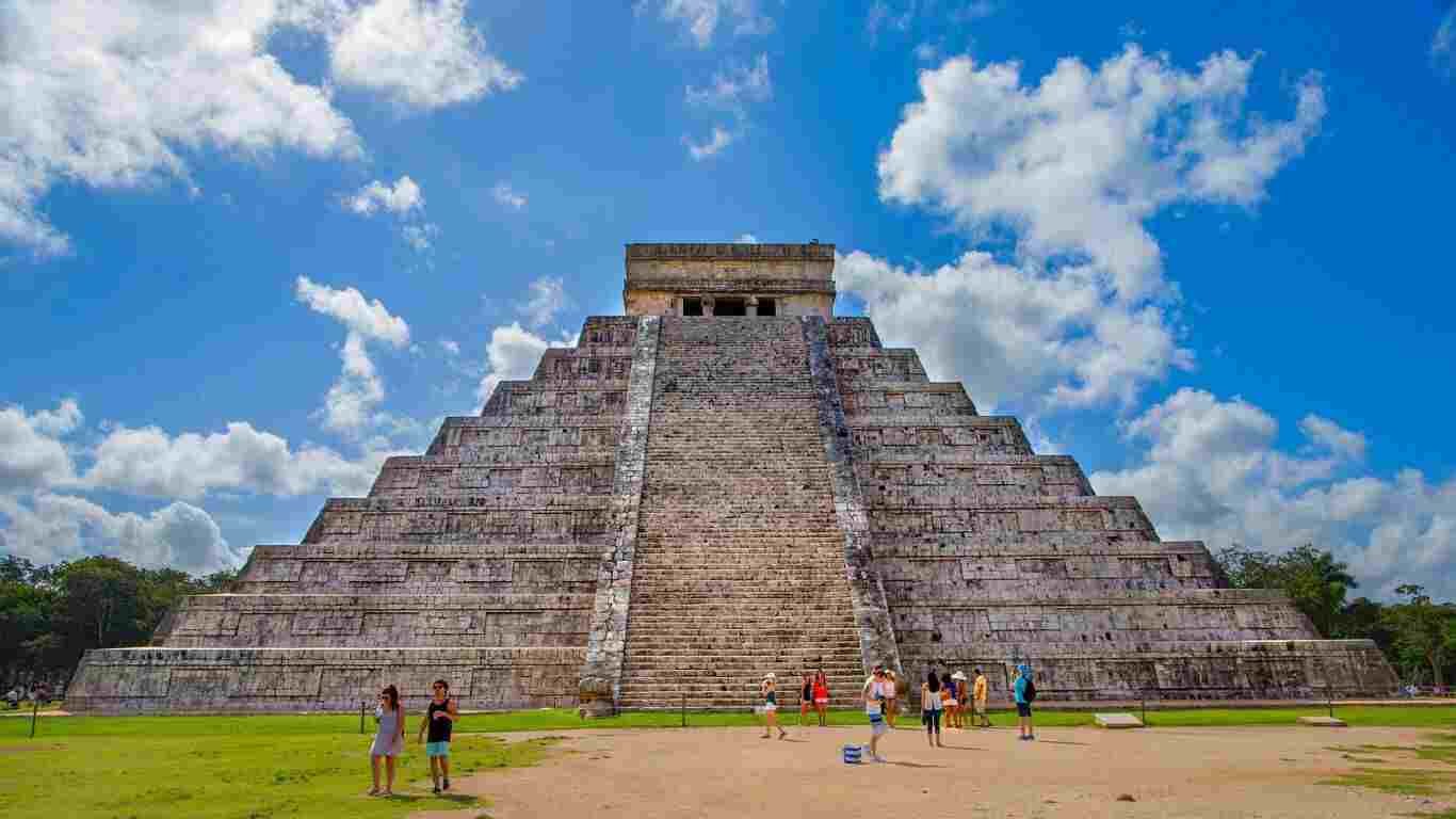 Inside Chichen Itza