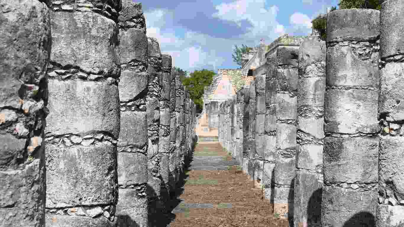 Inside Chichen Itza