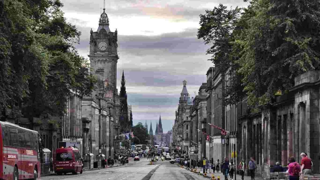 The Royal Mile of Edinburgh