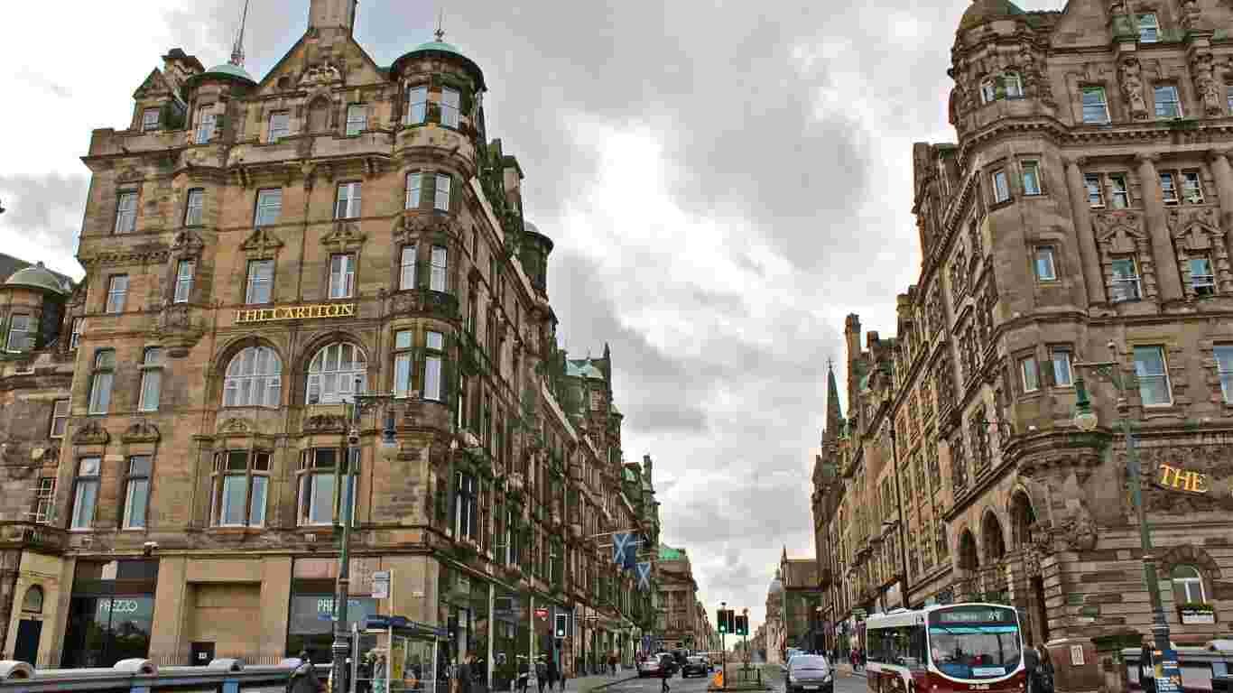 The Royal Mile of Edinburgh