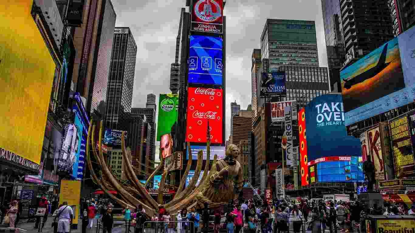 Times Square in New York City