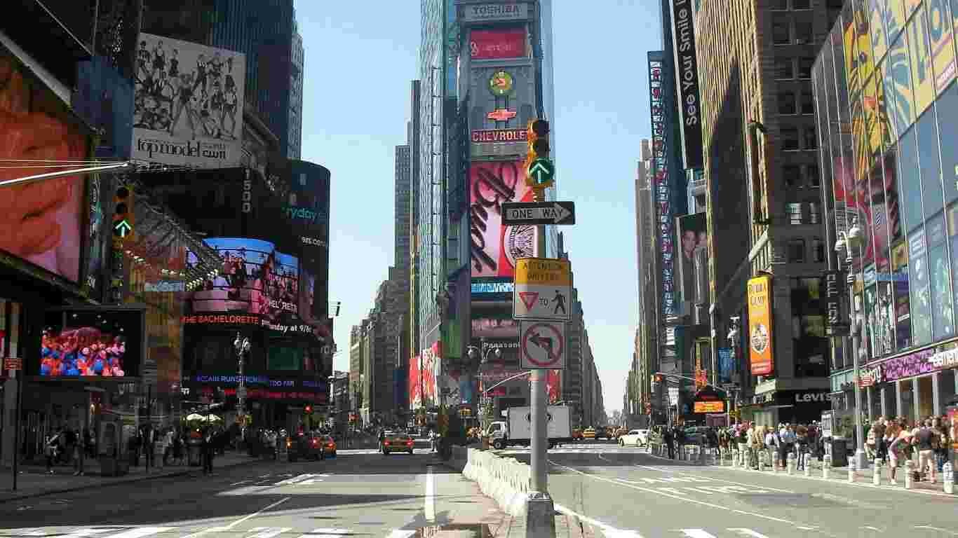 Times Square in New York City