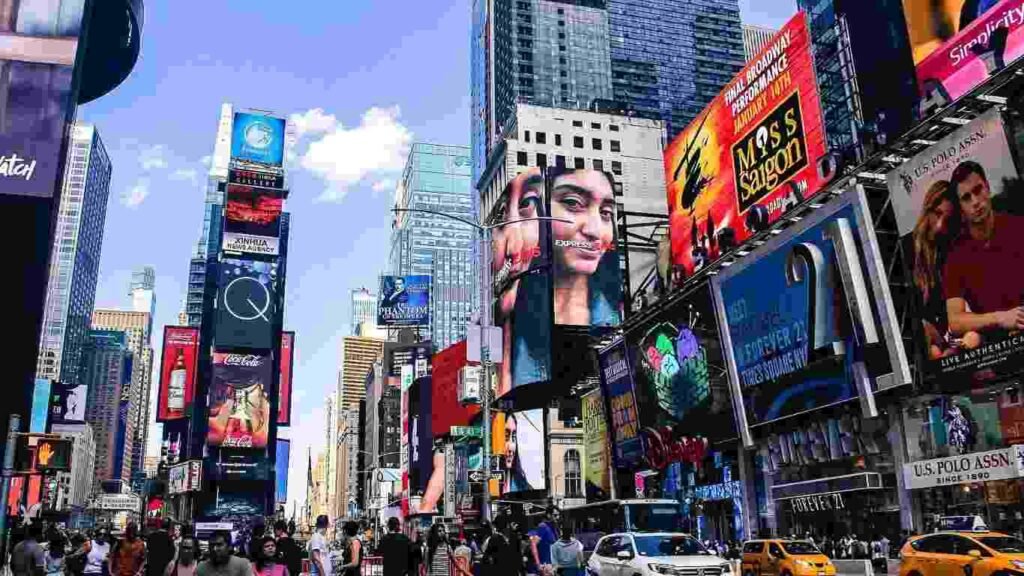 Times Square in New York City